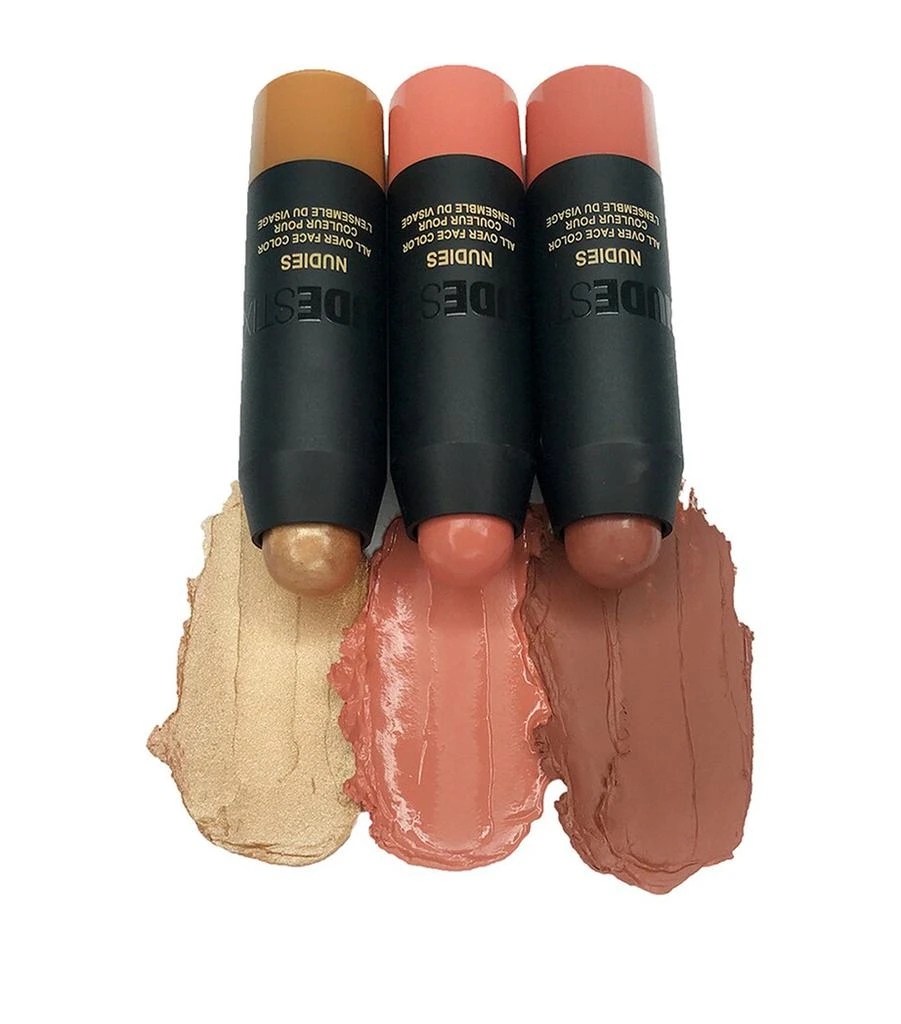 NUDESTIX Mini Nudies Blush Bronze Glow Kit 3