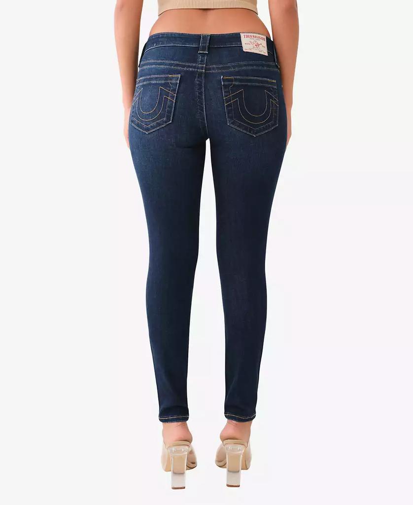 True Religion Women's Jennie Mid Rise Curvy Skinny Jeans