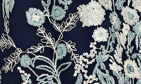 JS Collections Elsie Floral Embroidered Midi Dress 4
