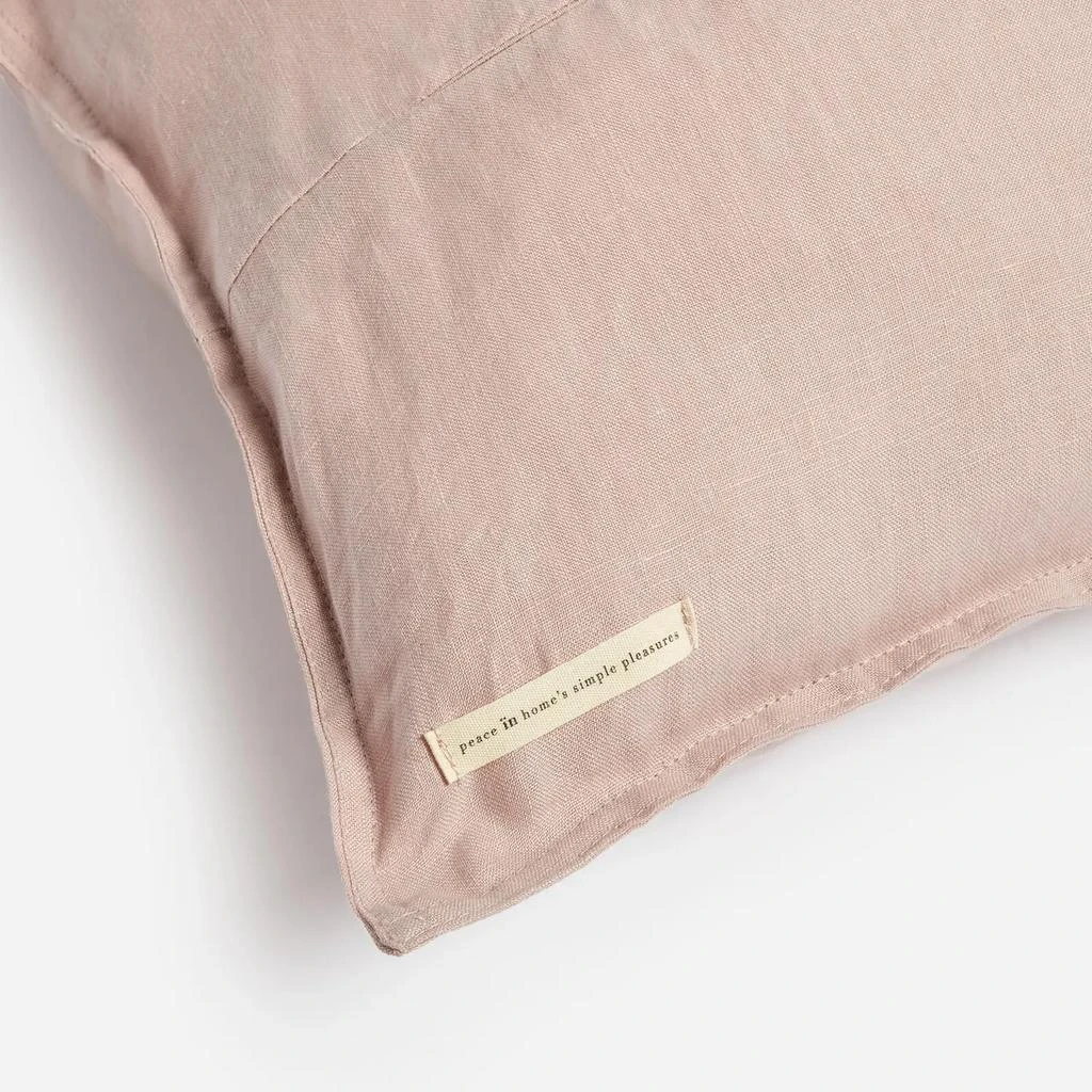 in homeware Linen Cushion - Pink - 50x50cm 3