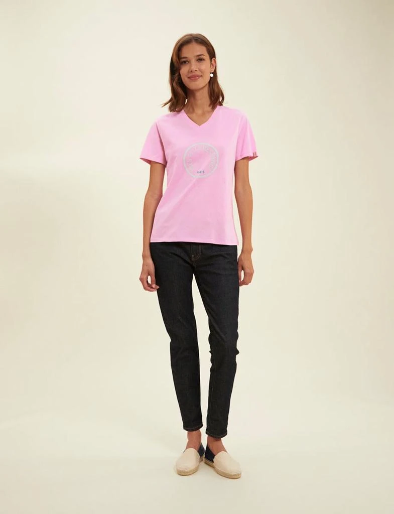 INES DE LA FRESSANGE PARIS Aurora pink T-shirt 3