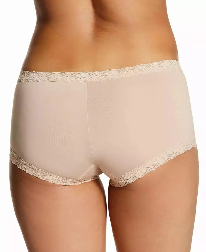 Maidenform Lace Trim Microfiber Boyshort Underwear 40760 3