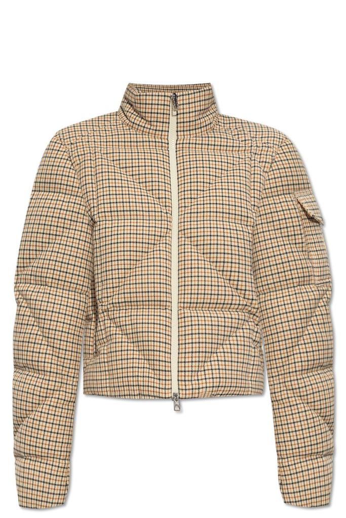 Harrison Stand-Collar Houndstooth Jacket – On Sale Now with