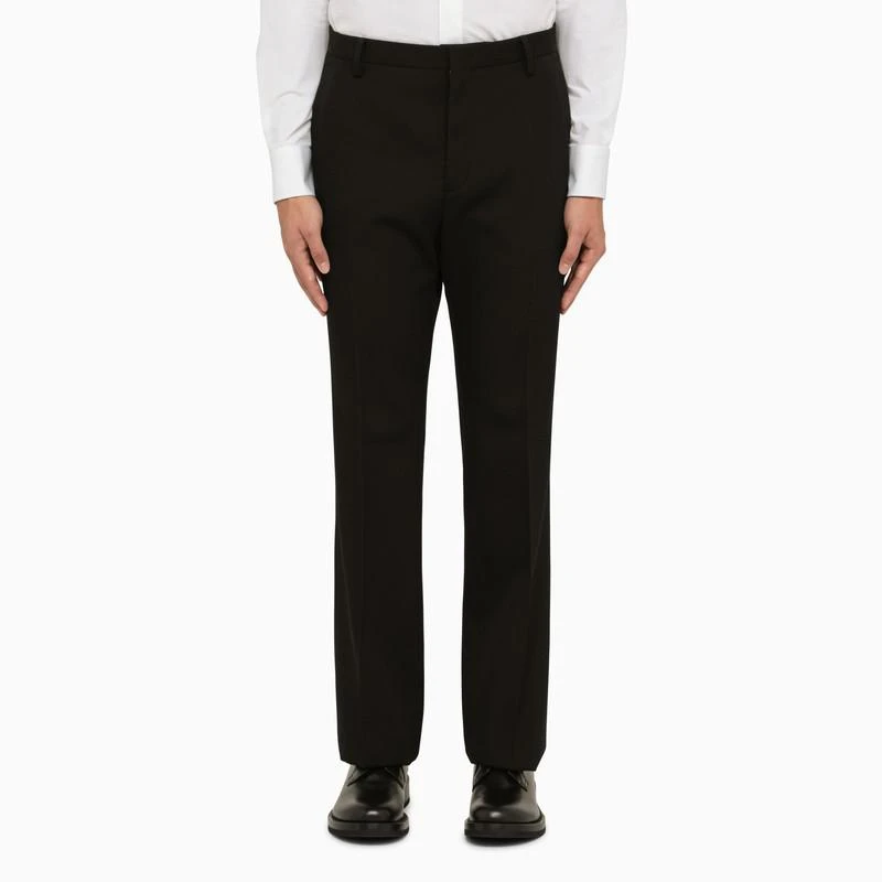 Valentino Black wool slim trousers 1