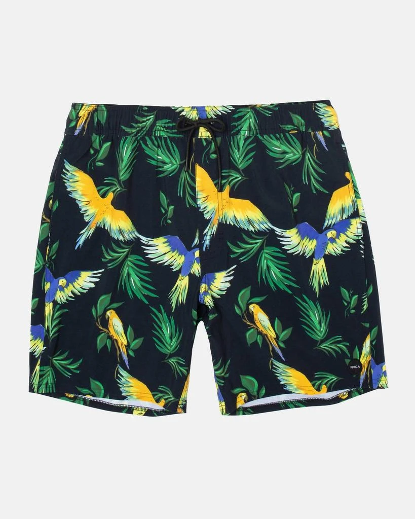 RVCA Mens Va Elastic Waist Boardshorts 17" In Parrot 4