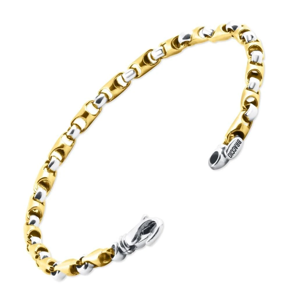 Pompeii3 Men
s Mariner 
Rolo Link 14k Gold (19gram) or Platinum (32gram) 5mm Bracelet 9.5" 2