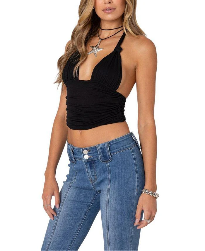 Edikted Lillie Knotted Halter Top 3