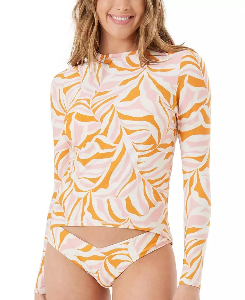 Roxy Juniors' Sea Skippin Surfers Paradise Long-Sleeve Rashguard 1