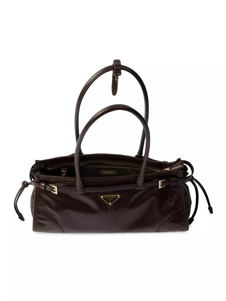 Prada Bonnie Medium Leather Top Handbag 5