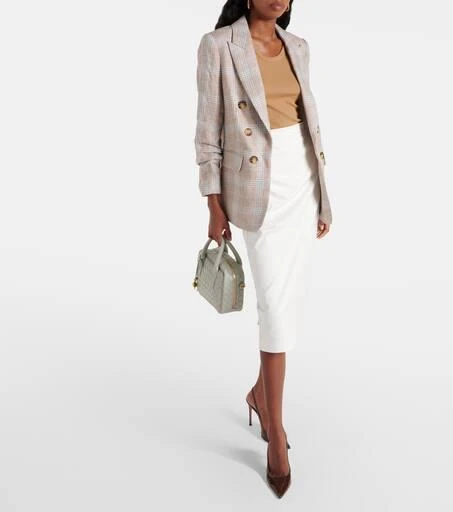 VERONICA BEARD Beacon Dickey linen blazer 2