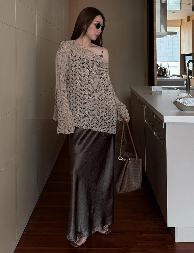 Pixie Market Satin Midi Skirt -PREORDER 11