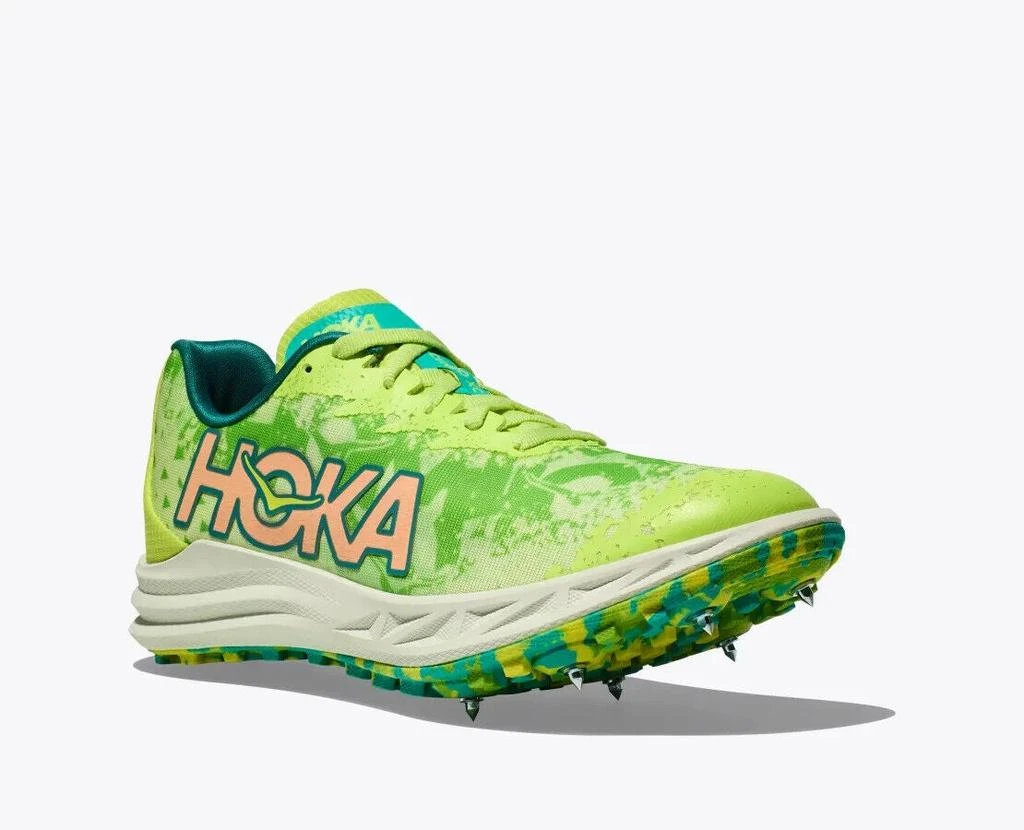 Hoka One One Crescendo XC Men's US 8 Green Spikeless Track Running Shoes EEE3729 3