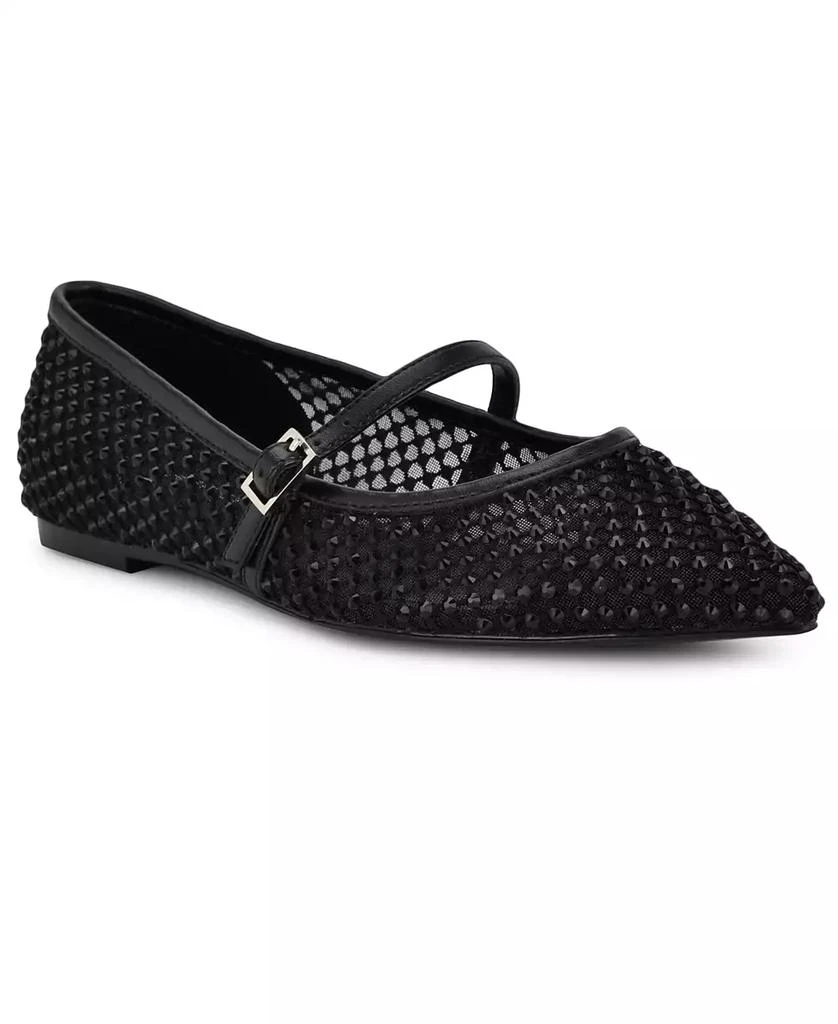 Nine West Women's Bray Pointy Toe Embellished Dress Flats 1