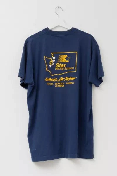 Urban Outfitters Vintage 1990s Distressed United Van Lines Graphic T-Shirt 2