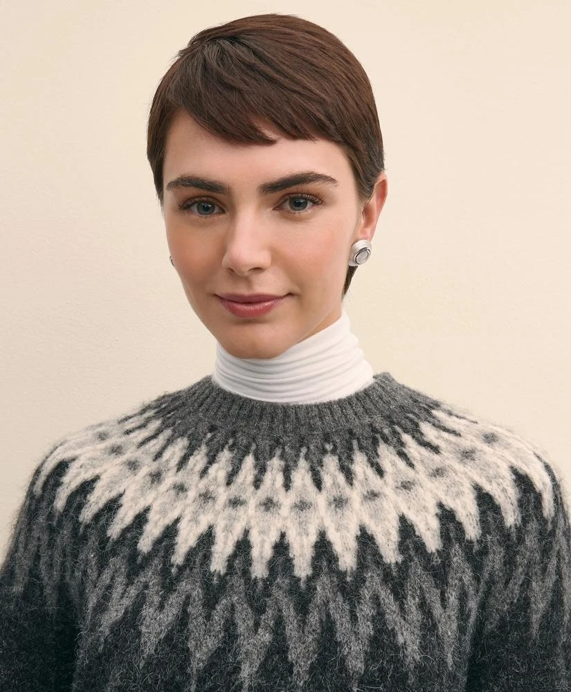 Brooks Brothers Alpaca-Wool Blend Fair Isle Sweater 3