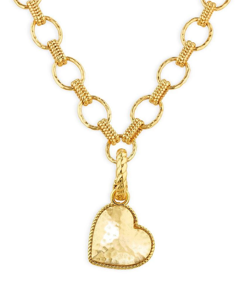 Capucine De Wulf Love Heart Pendant in 18K Gold Plated 5