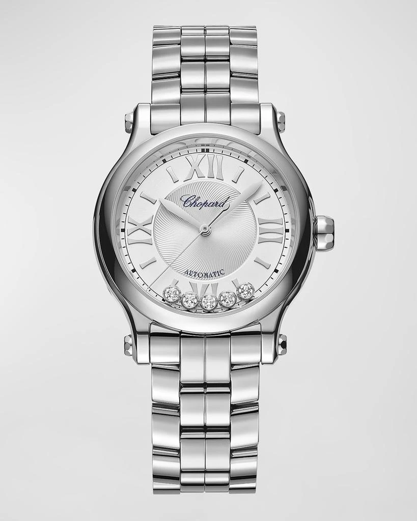 Chopard Happy Sport 33mm Stainless Steel 5-Diamond Watch 1