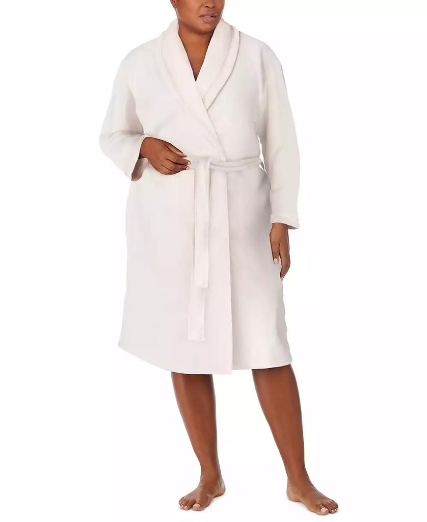 Ellen Tracy Plus Size Shawl-Collar Chenille Robe
