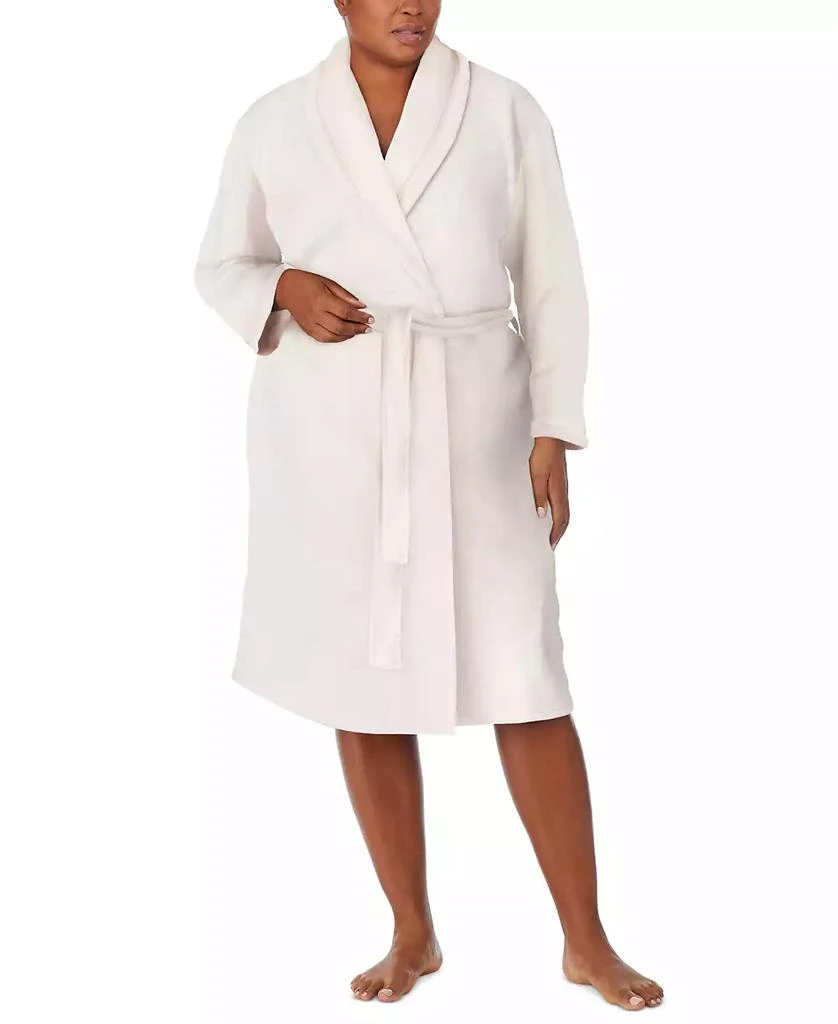 Ellen Tracy Plus Size Shawl-Collar Chenille Robe 1