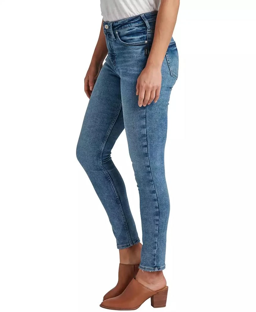 Silver Jeans Co. Women's Infinite Fit ONE SIZE FITS FOUR High Rise Skinny Jeans 8