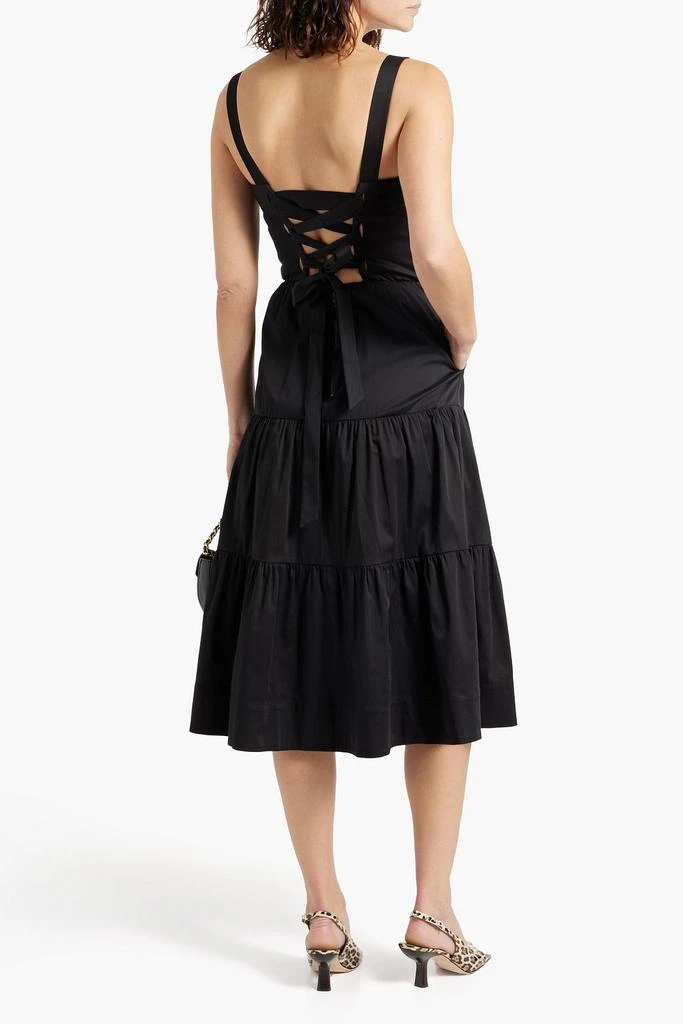black mini dress with heels Juliet 896 Fitted Spaghetti Straps Party Dress