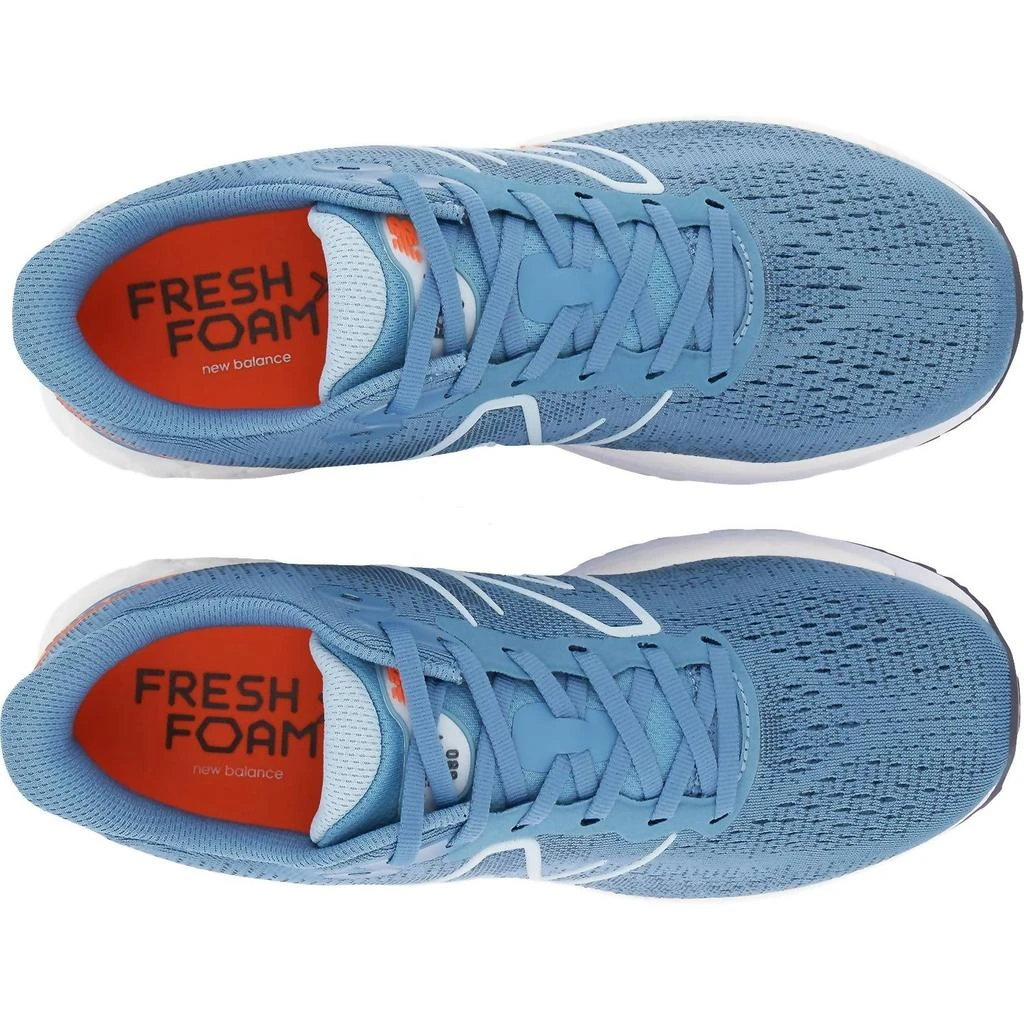 New Balance Men's Fresh Foam 880V12 Running Shoes - 2E/wide Width In Spring Tide/vibrant Orange/tide 3