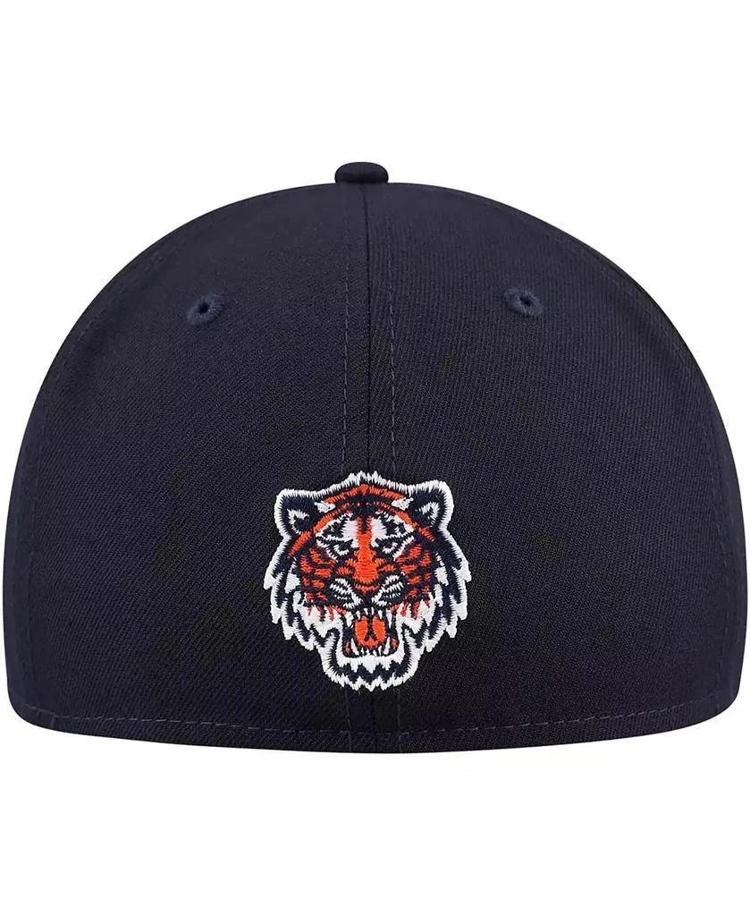 New Era Men's Navy Detroit Tigers Shadow Logo 59FIFTY Fitted Hat 4