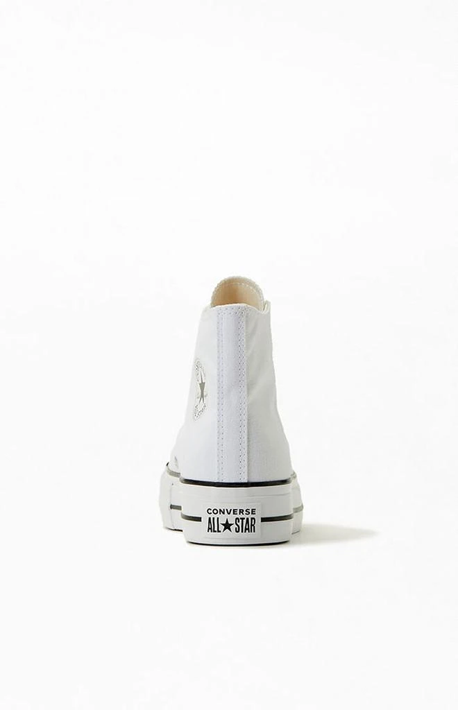 Converse Women's White Chuck Taylor Platform High Top Sneakers 3