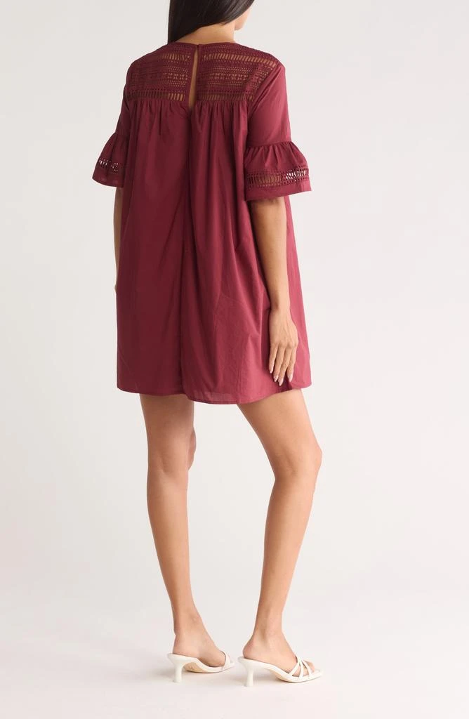 English Factory Lace Trim Shift Dress 2