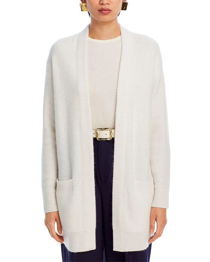 Bloomingdale's Open Front Brushed Cashmere Cardigan - Exclusive 6