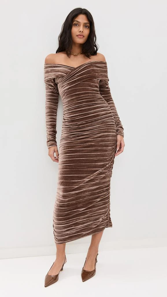 Sabina Musayev Delphinus Velvet Dress 4