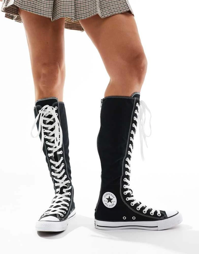 Converse Converse Chuck Taylor All Star Knee XXX Hi trainers in black and white 5