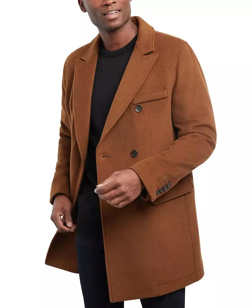 Michael Kors Men's Lunel Wool Blend Double-Breasted Overcoat 1