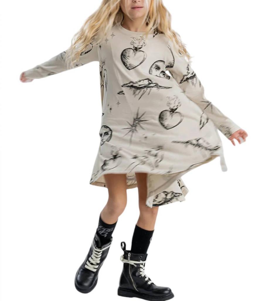 Nununu Girl's All Inked 360 Dress