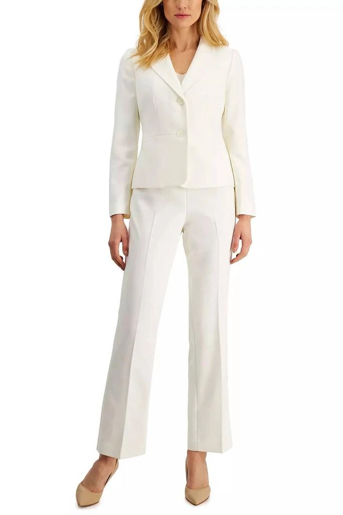 Le Suit Le Suit - Notched Collar Jacket With Straight Pant Set