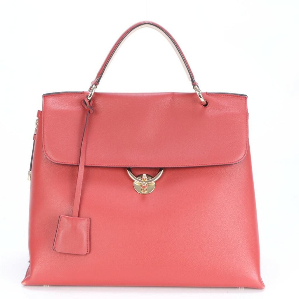 トートバッグ Salvatore Ferragamo Grape Leather Large Shopping Bag Salvatore Ferragamo GRAPE LEATHER LARGE SHOPPING BAG - Tote