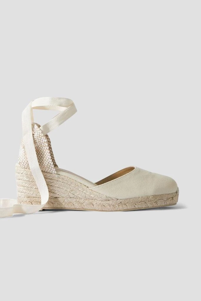 CASTAÑER Carina 60 canvas wedge espadrilles