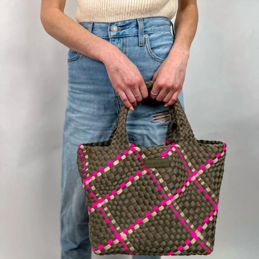 Parker and Hyde Parker And Hyde - Neoprene Woven Handbag 3