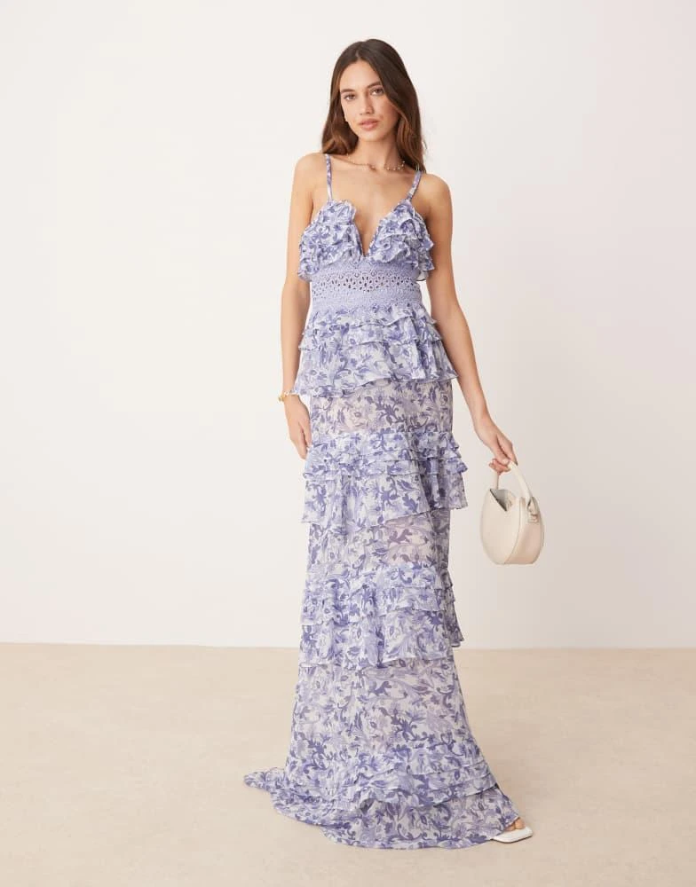True Decadence True Decadence Plunge front tiered ruffle maxi-dress in  dusty lilac - Dresses & Skirts - Compare Prices from 3+ Stores - Free  Shipping - BeyondStyle