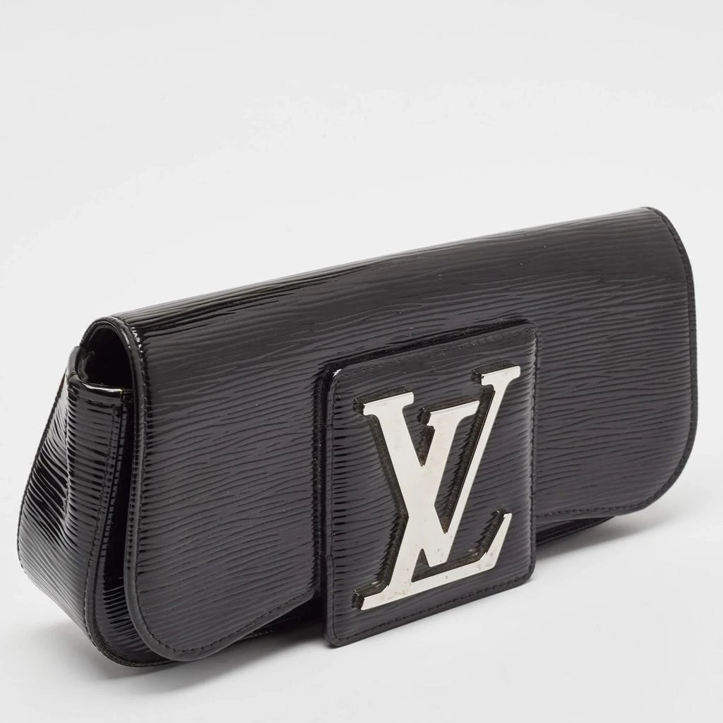 Louis Vuitton Louis Vuitton Black Electric Epi Leather Sobe Clutch 3