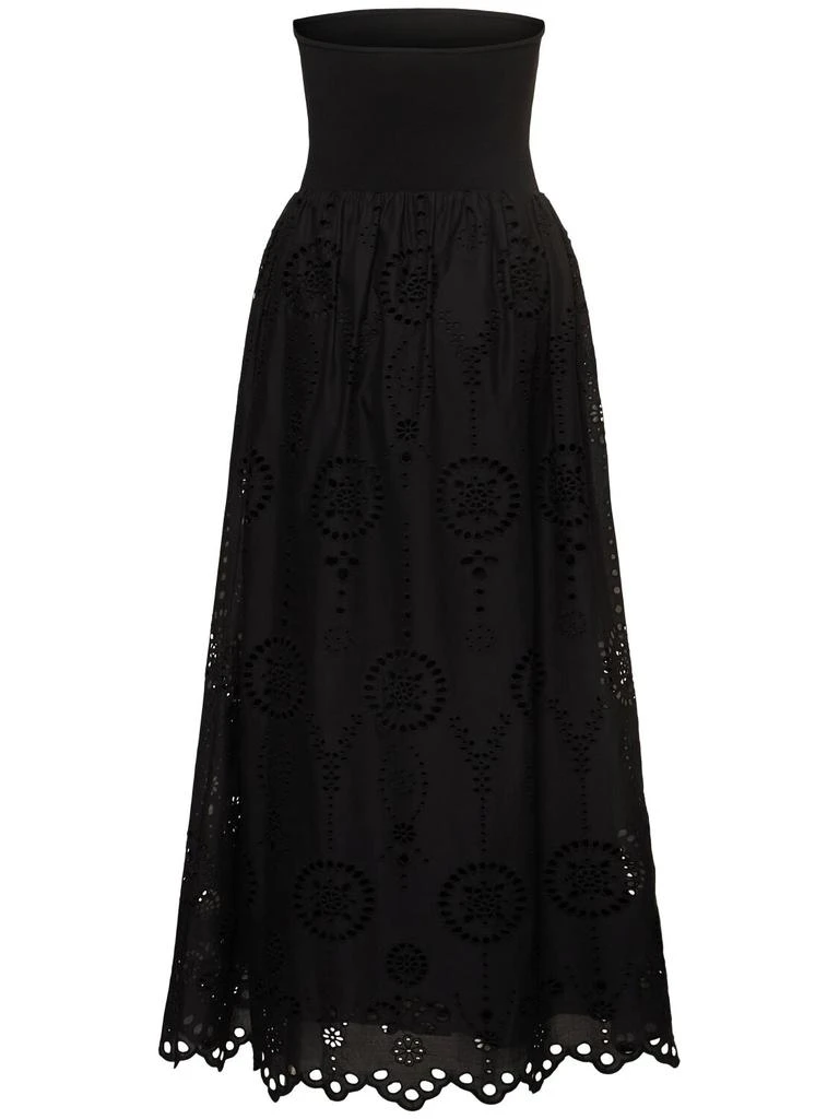 Matteau Embroidered Strapless Long Dress 3