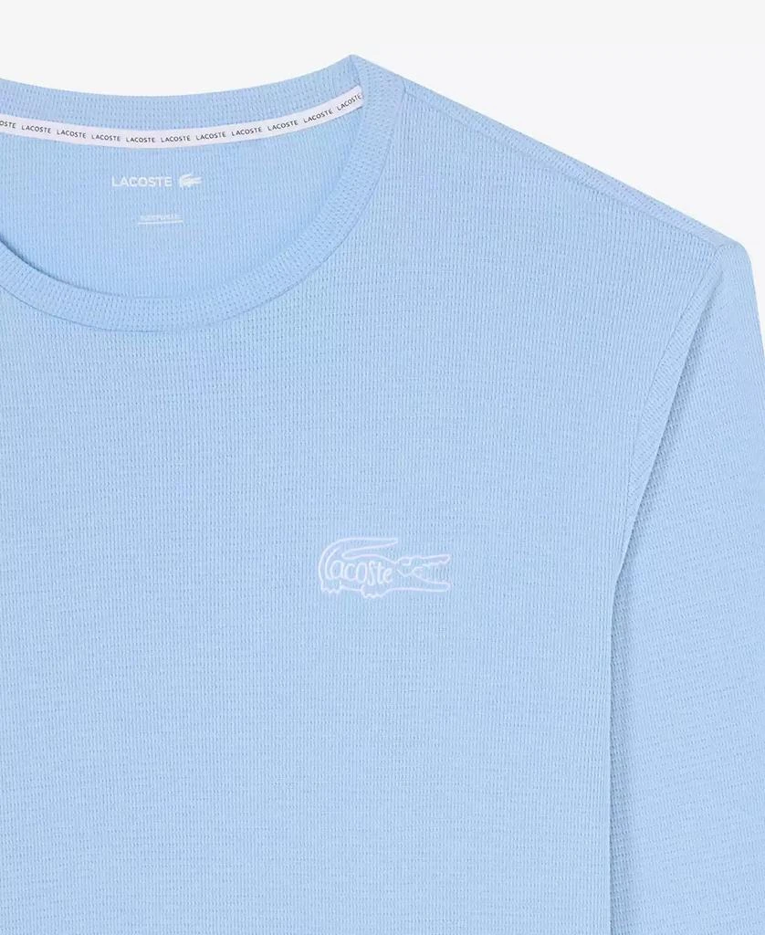 Lacoste Men
s Exclusive Crocodile Waffle-Knit Thermal Shirt 9