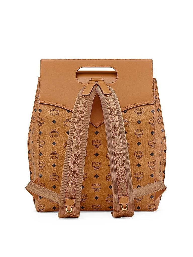 MCM Diamond Leather Backpack 4