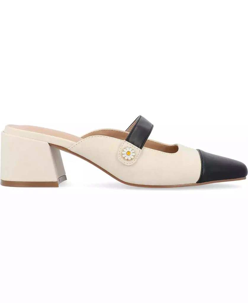 Journee Collection Women's Dalla Block Heel Mary Jane Mules 2