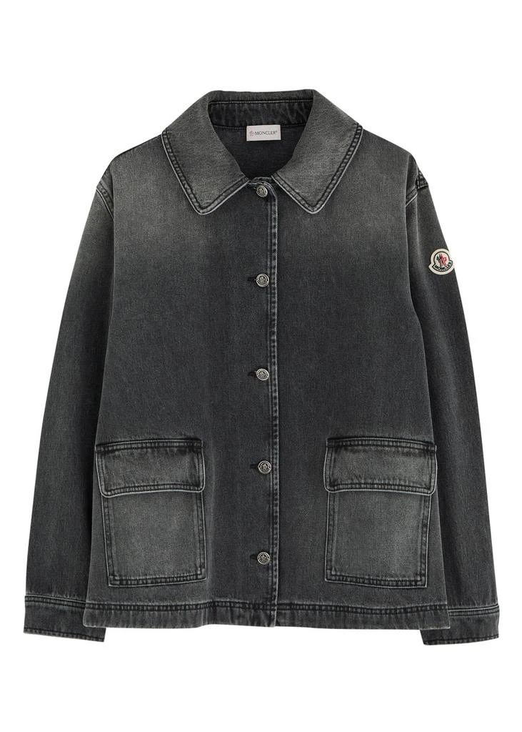 Moncler Faded denim jacket 1