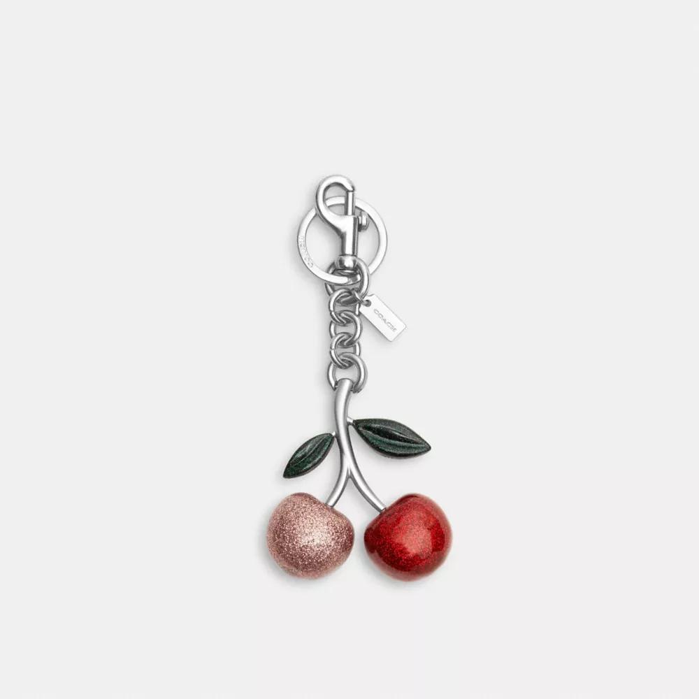 COACH® Glitter Cherry Bag Charm