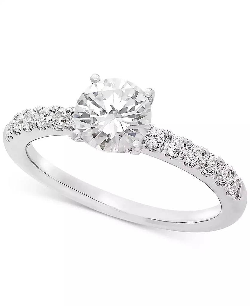 Grown With Love IGI Certified Lab Grown Diamond Engagement Ring (1-1/4 ct. t.w.) in 14k White Gold 1