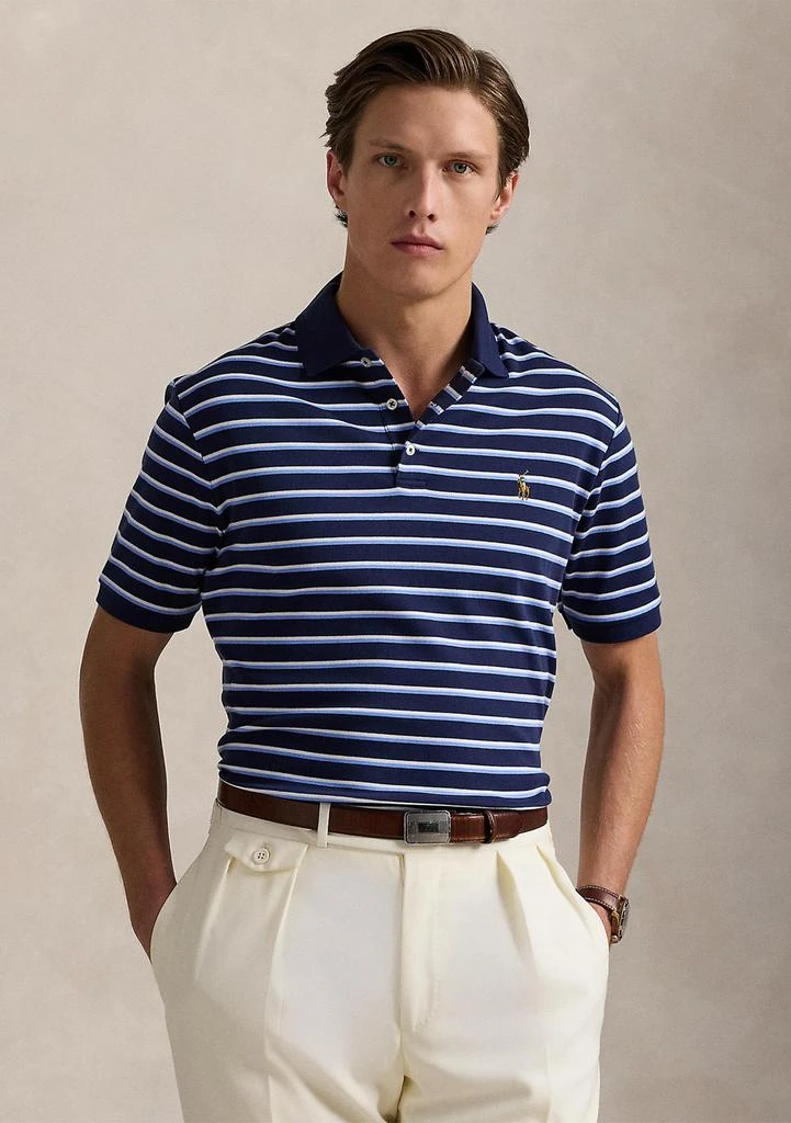 Ralph Lauren Classic Fit Striped Soft Cotton Polo Shirt