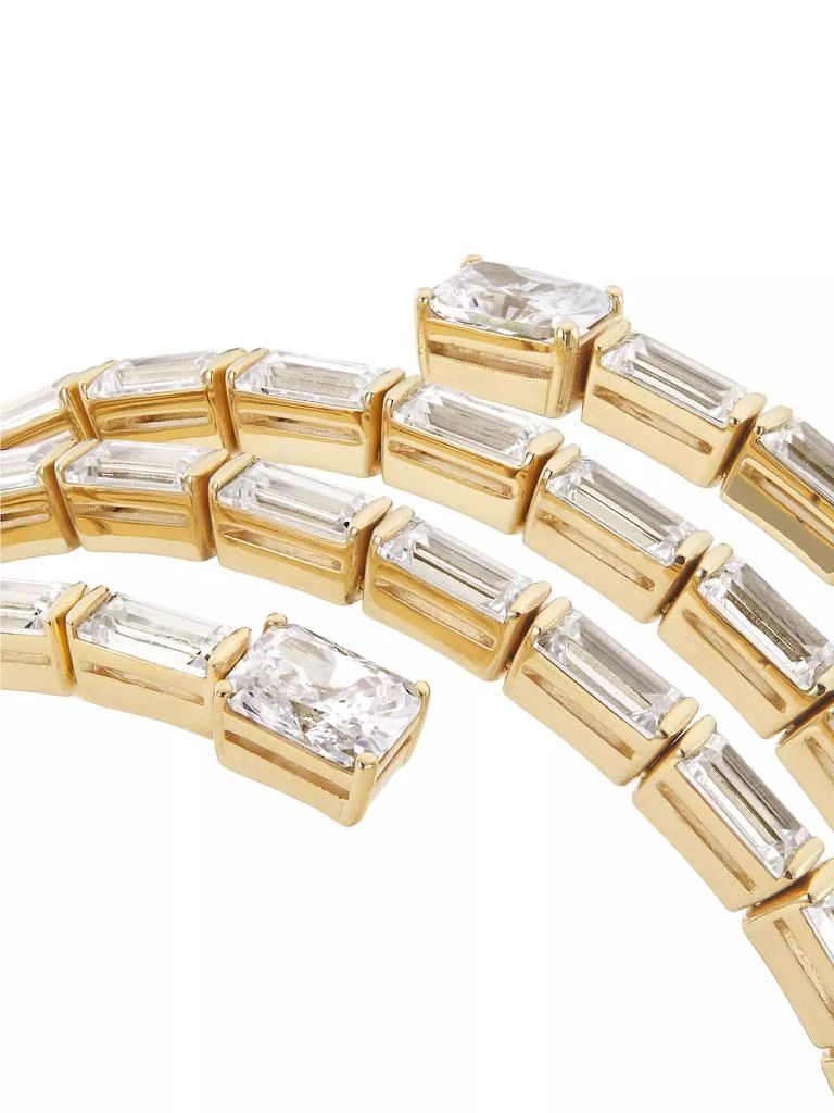 Adriana Orsini Naomi 18K-Gold-Plated & Cubic Zirconia Wrap Bracelet 4
