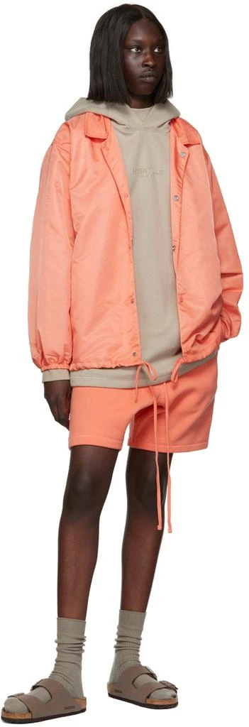 Fear of God ESSENTIALS Pink Nylon Jacket 4